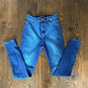 Highwaisted Skinny Jeans Dark Wash